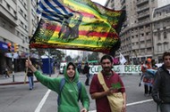 URUGUAY MARIJUANA LEGALIZE IT PROTEST