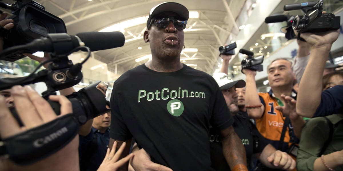 Dennis Rodman wybiera się do Korei Północnej. Wyjazd sponsoruje kryptowaluta PotCoin