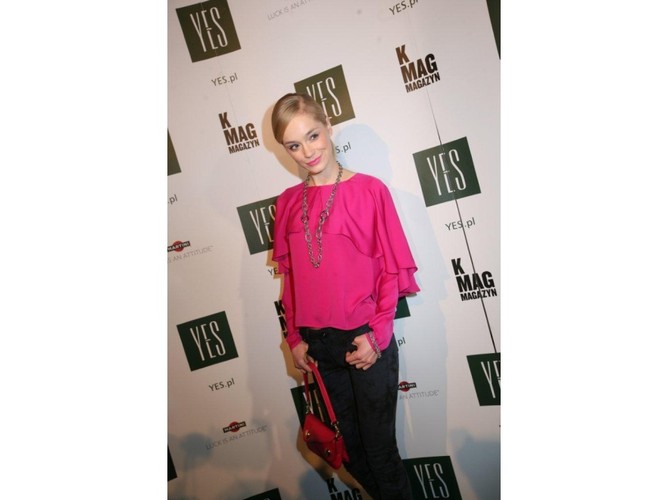 Gwiazdy na 30 urodzinach firmy Yes: Katarzyna Smolińska.