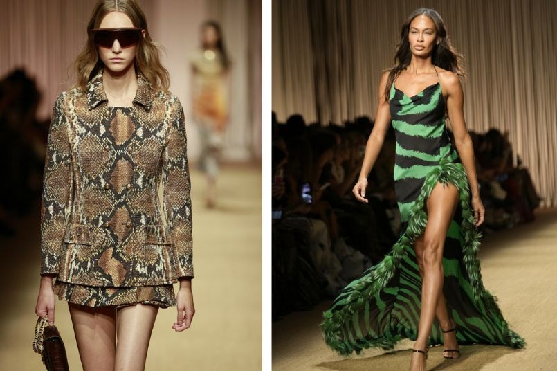 zwierzęce printy trendy wiosna 2025