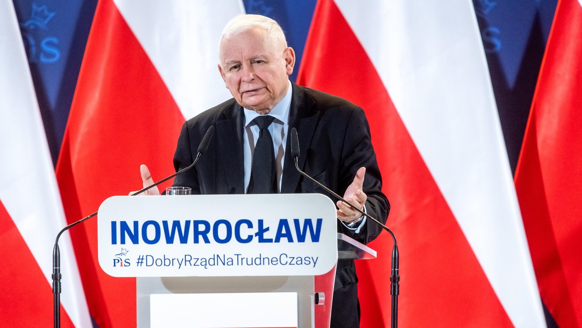 Prezes PiS Jarosław Kaczyński