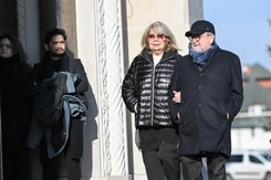 Wzruszający gest Edwarda Miszczaka na pogrzebie męża Ewy Bem. Artystka nie kryła łez