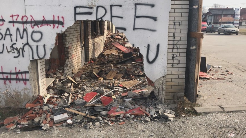 Slike sa mesta nesreće 