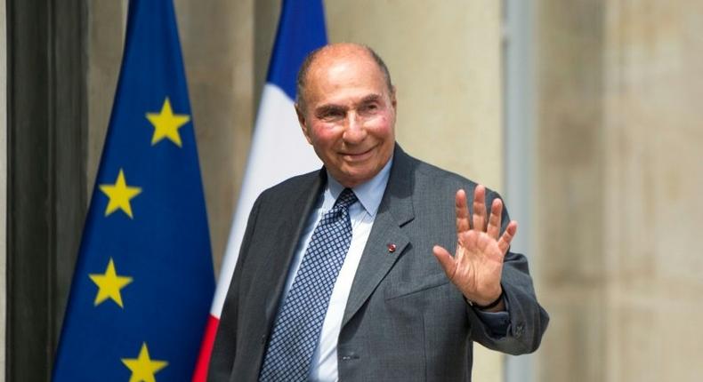 France's third-richest person, 91-year-old rightwing senator Serge Dassault, seen in June 2013, has an estimated net worth of $14.8 billion (13.3 billion euros, according to Forbes magazine