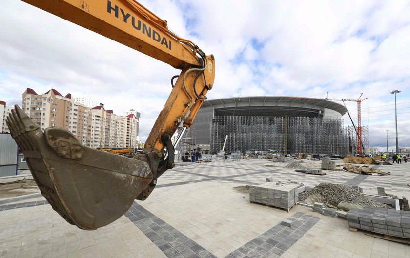  Ekaterinburg stadion budowa Rosja mundial