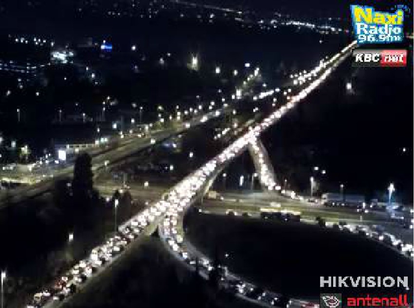 Gužve na Pančevačkom mostu