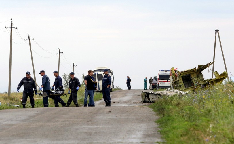 Miejsce katastrofy samolotu Malaysia Airlines lot MH17