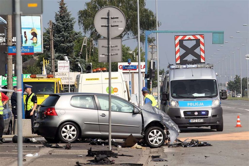 Wypadek na modlińskiej