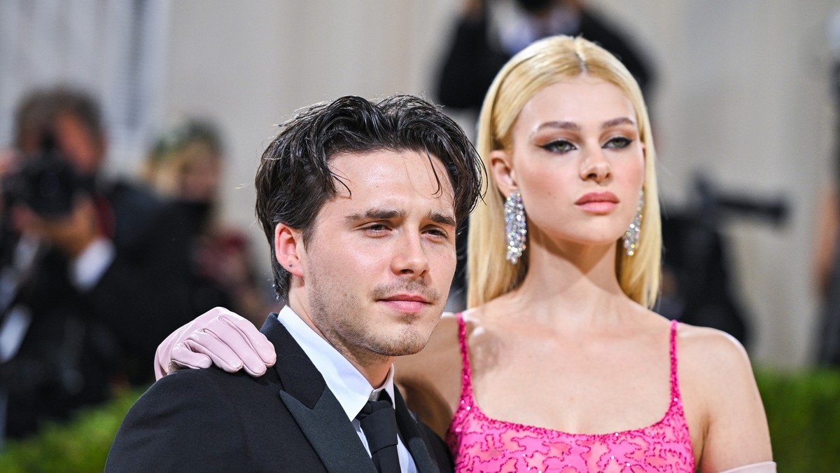 Bruklin Bekam sa suprugom