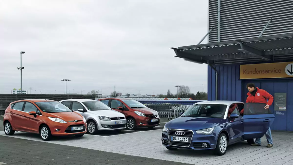 Audi A1 Sportback kontra Ford Fiesta, Volkswagen Polo i Toyota Yaris: mieszczuch z turbo czy bez?