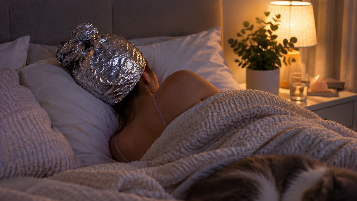 Žene spavaju sa aluminijumskom folijom na glavi i imaju dobar razlog zašto