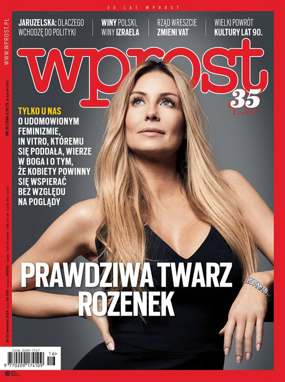 Okładka najnowszego numeru "Wprost"