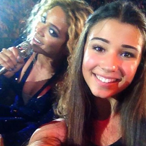 selfie z Beyonce