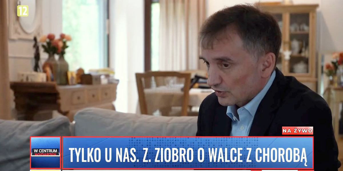 Zbigniew Ziobro opowiedział o swojej chorobie.