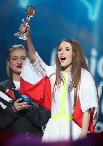 Roksana Węgiel podczas konkursu Eurowizja 2018