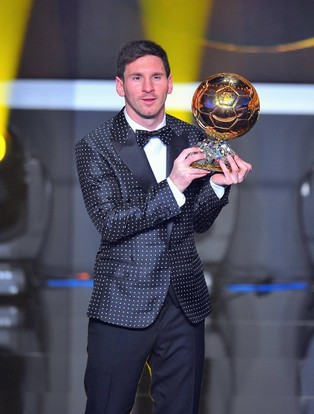 Lionel Messi po raz czwarty z rzędu zdobył Złotą Piłkę