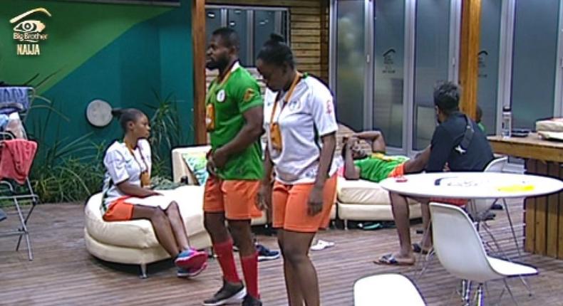 Kamen and Bisola have a dance-off