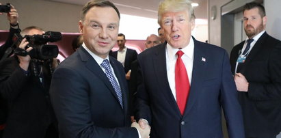 Prezydent Andrzej Duda spotkał się z prezydentem Donaldem Trumpem