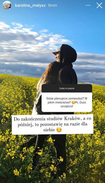 Karolina Małysz na Instagramie