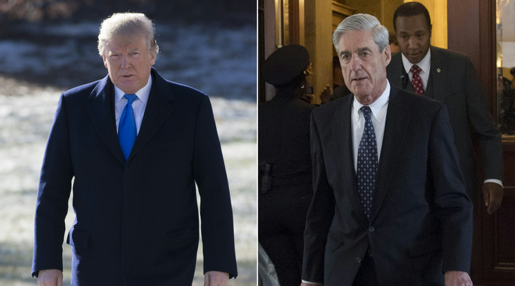 Robert Mueller különleges ügyész (jobbra) akár be is idézné Trumpot /Fotó: AFP