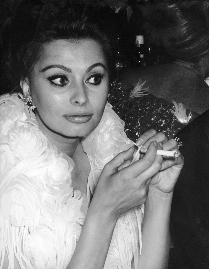 Sofija Loren na listi poznatih pušača