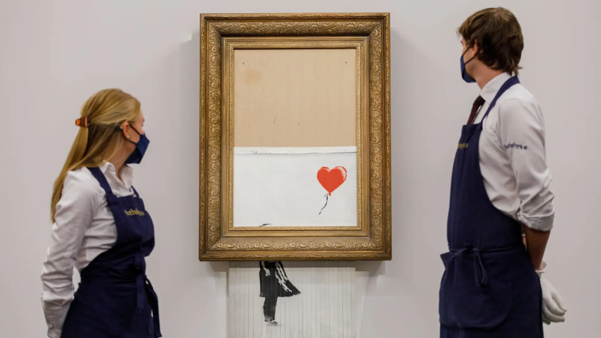 Zniszczone dzieło Banksy'ego wraca na aukcje. Jego wartość wzrosła sześciokrotnie