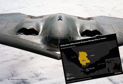 Pierwsza taka misja od stycznia 2017 r. Bombowce B-2 zaatakowały magazyny broni Huti w Jemenie