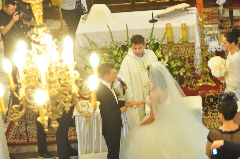 Ceremonia zaślub Oli Chlebickiej i Jakuba Koseckiego