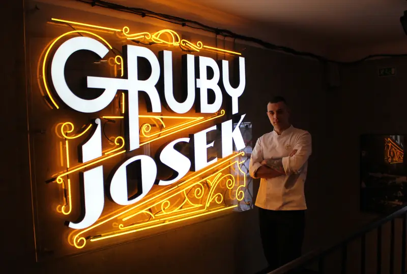 Rafał Dębczyński z restauracji &quot;Gruby Josek&quot;