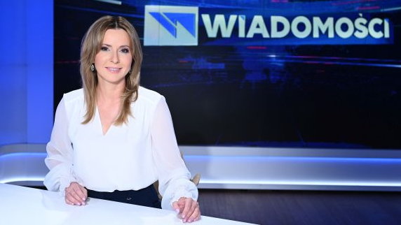 Prowadząca "Wiadomości" TVP Marta Kielczyk 