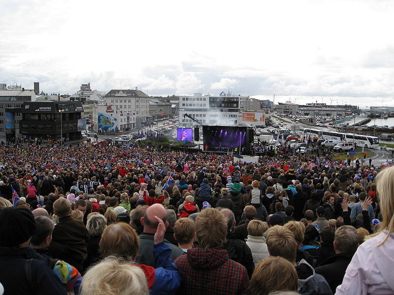 Srebrnych medalistów olimpijskich przywitał co szósty mieszkaniec Islandii