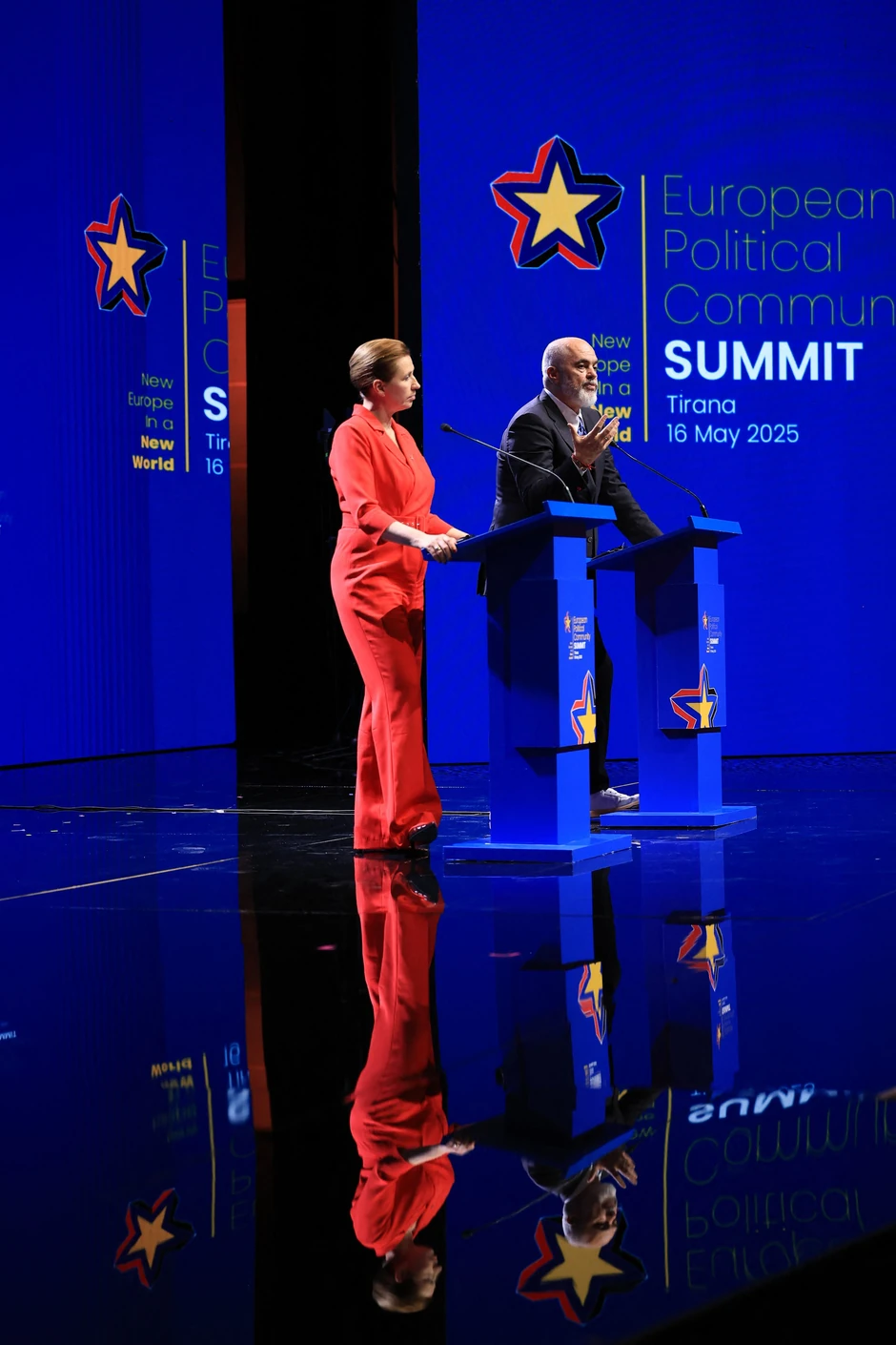 Mete Frederiksen i Edi Rama