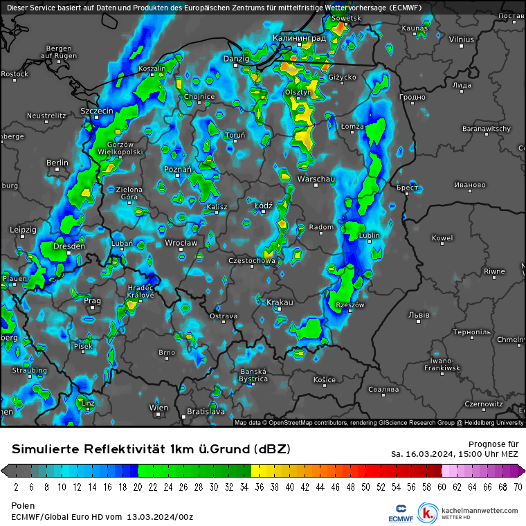 W sobotę w całej Polsce może przelotnie padać oraz grzmieć
