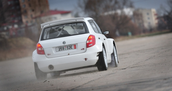 Leszek Kuzaj i Skoda Fabia S2000