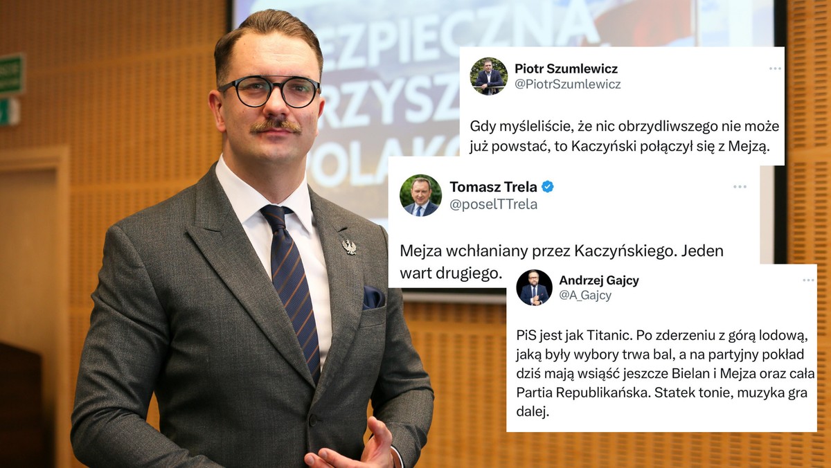 PiS łączy się z partią Bielana i Mejzy. "Symbol braku przyzwoitości"