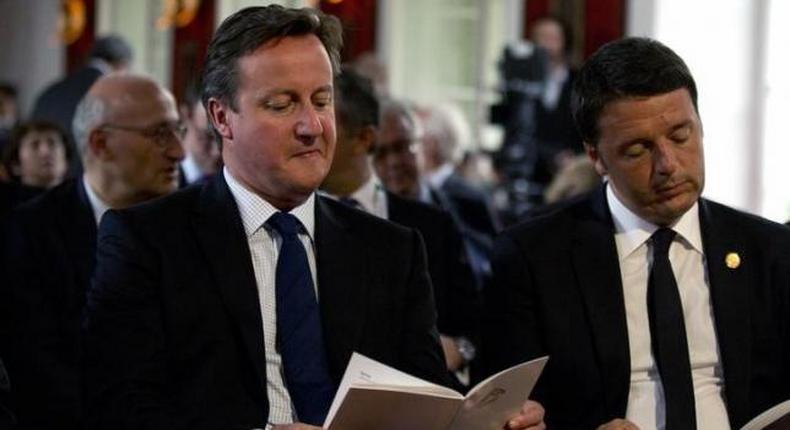 Britain's PM Cameron to meet Italy's Renzi on EU reform push