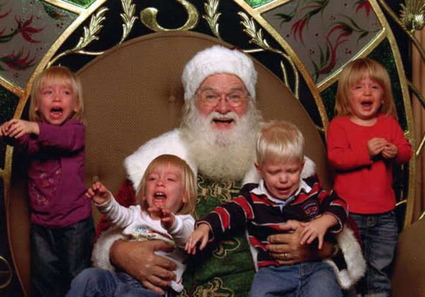 Dzieci nienawidzą Świętego Mikołaja