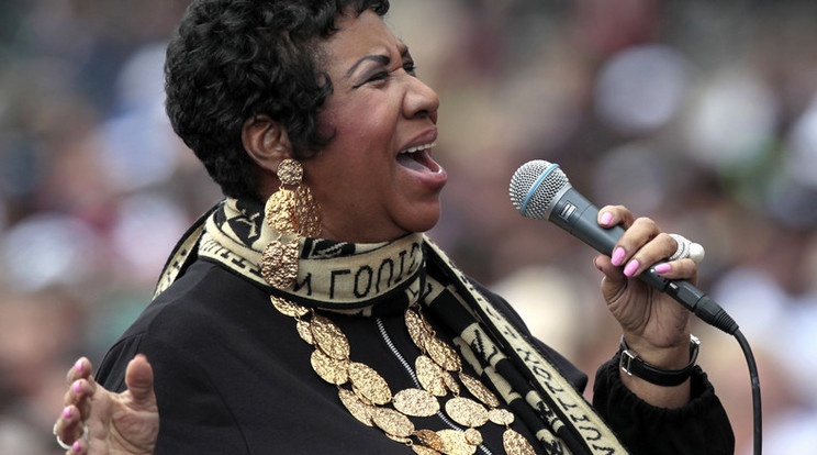 Aretha Franklin 76 éves korában hunyt el /Fotó: MTI EPA Jeff Kowalsky