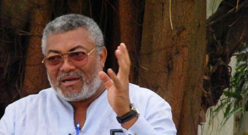 Former President Jerry John Rawlings