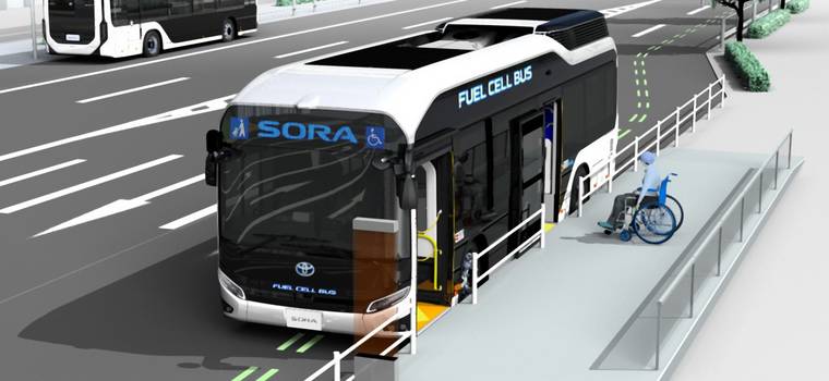 Podczas igrzysk olimpijskich w Tokio pasażerów będą wozić zaawansowane technologiczne wodorowe autobusy