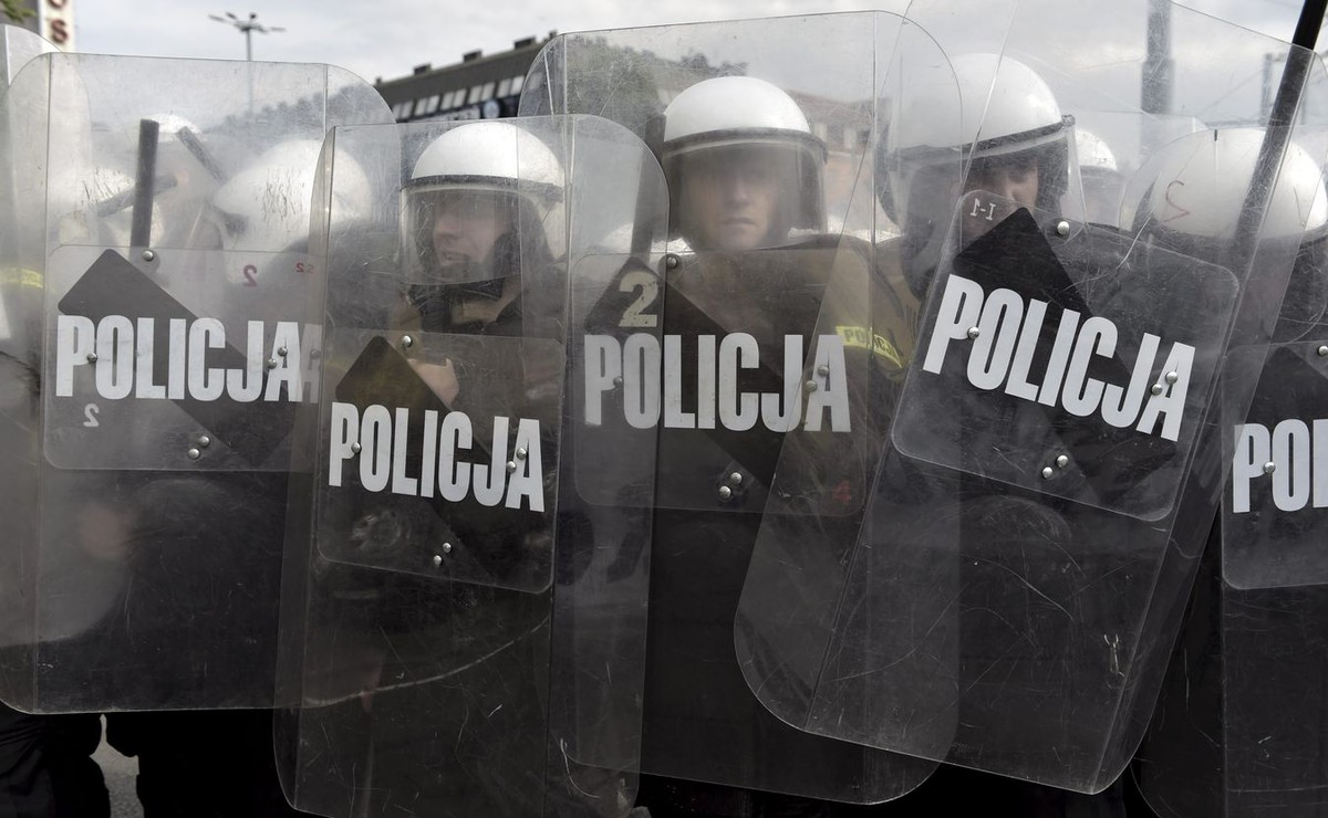 Policja podczas Marszu Równości w Gdańsku