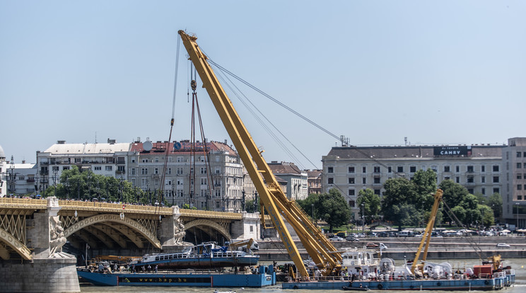 A Hableány és a Viking Sigyn május 29-én Budapesten, a Margit hídnál ütközött össze/Fotó: RAS-archívum