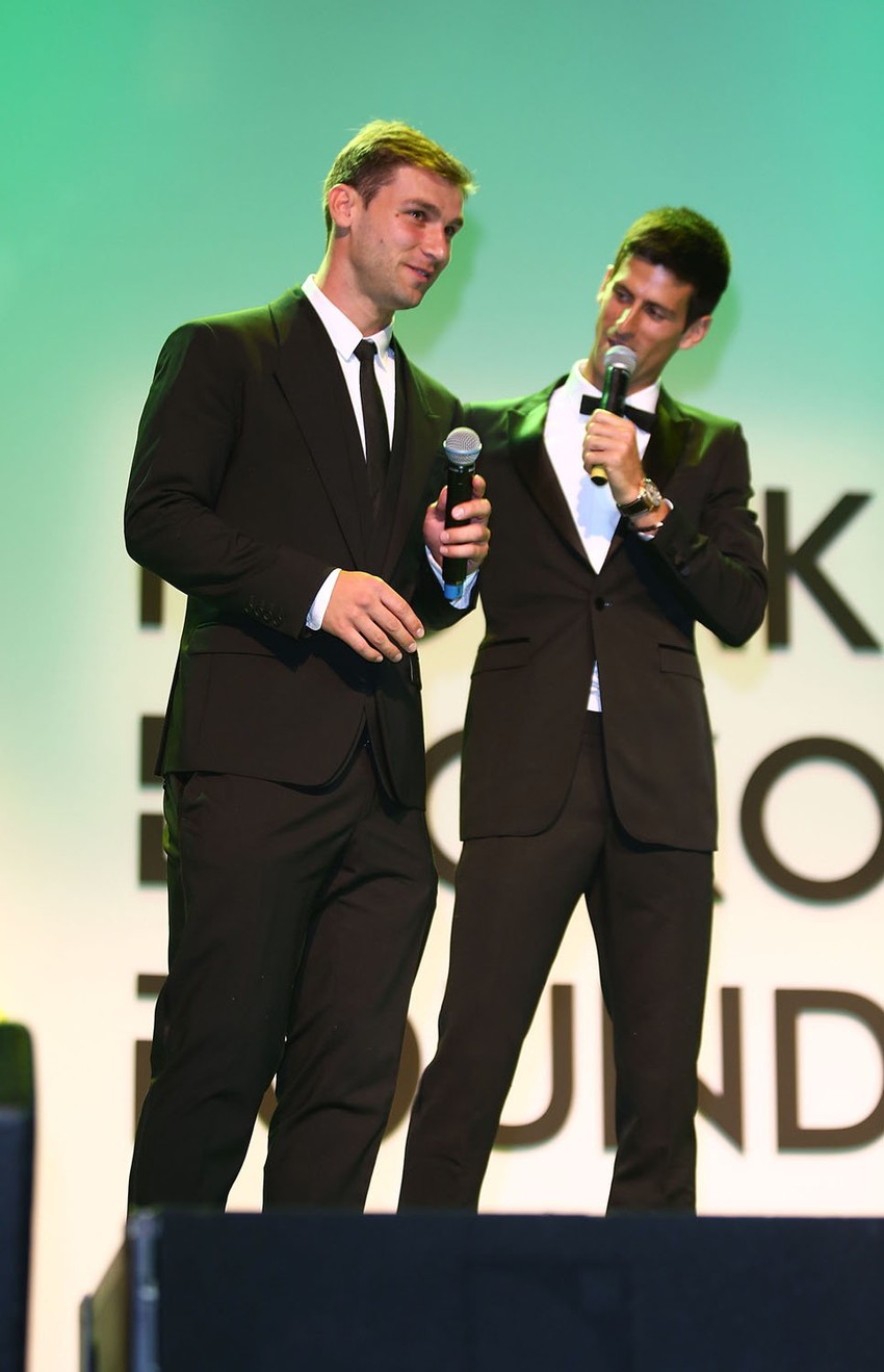 Novak u društvu našeg fudbalera Baneta Ivanovića