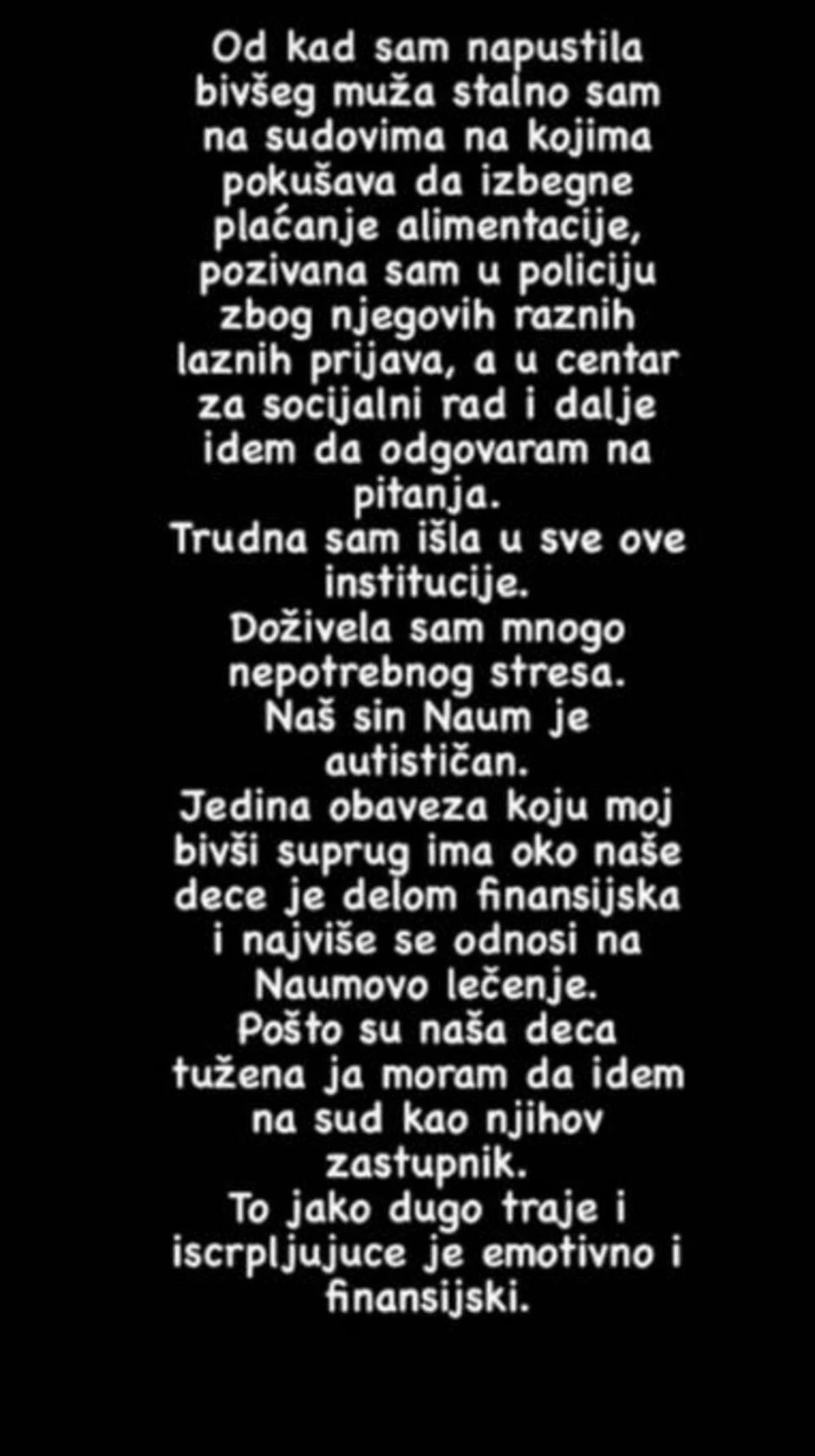 Jelena Đuričanin o bivšem mužu