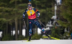 Johannes Thingnes Boe z Kryształową Kulą po wycofaniu się Laegreida