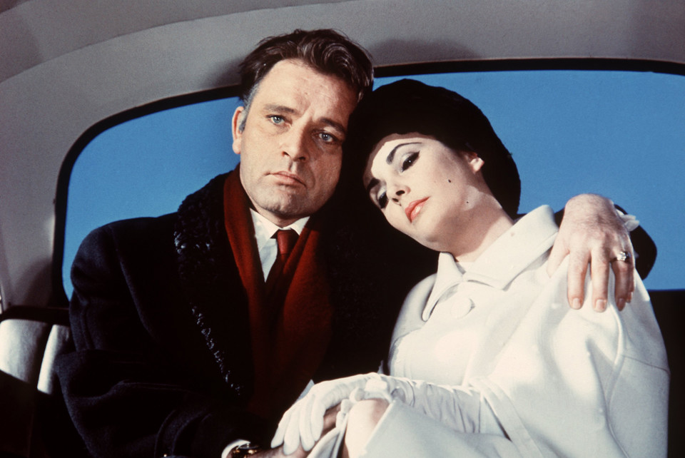 Richard Burton i Elizabeth Taylor w filmie "Z życia VIP-ów" (1963)