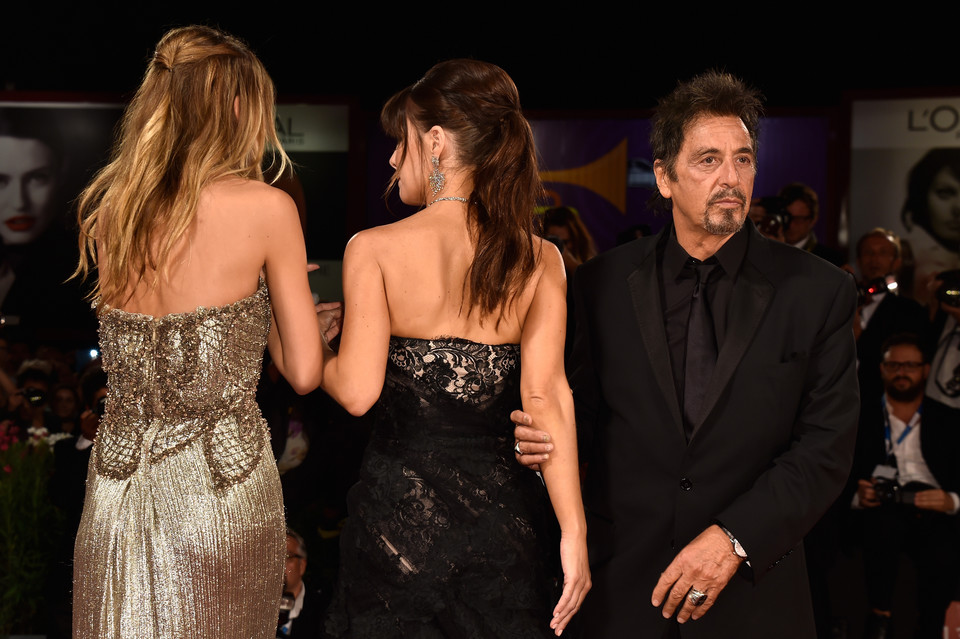 Al Pacino, Lucila i Camila Sola w Wenecji