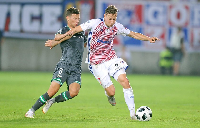 Pilka nozna. Ekstraklasa. Lechia Gdansk. Trening. 21.08.2018