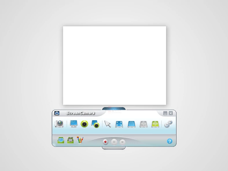 Główne okno programu do przechwytywania obrazu - Screen Camera