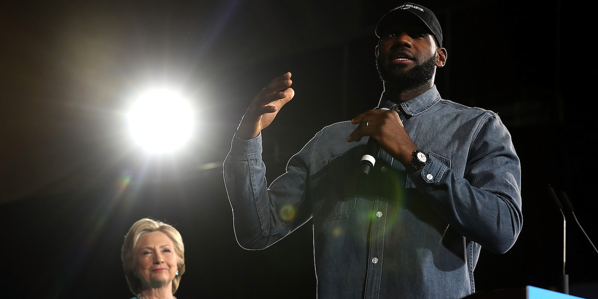 LeBron James stayed up until 4 am on election night, calls Trump’s victory 'very difficult'